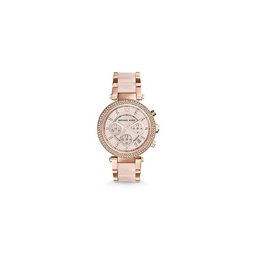 Michael Kors Reloj analogico para Mujer de Cuarzo con Correa en Acero