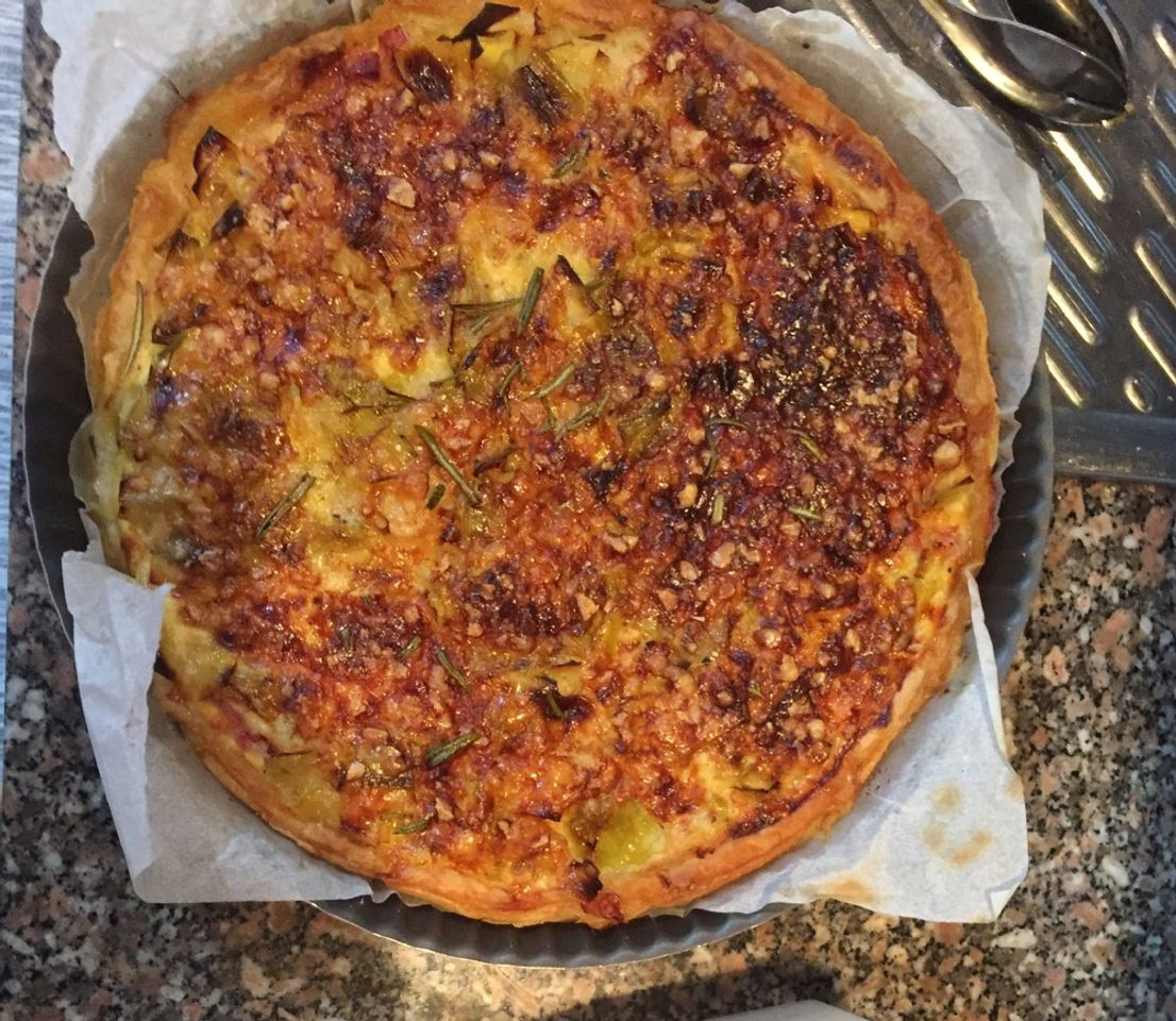 Fashion Tarte de alho francês, fiambre e queijo da ilha! 