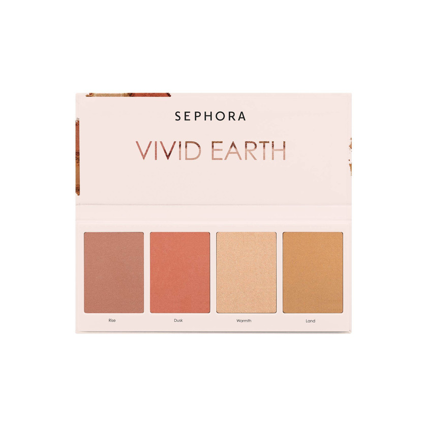 Productos Vivid Earth
Paleta de rosto