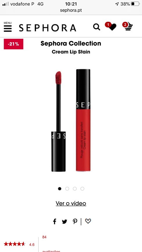 Producto Batom vermelho 