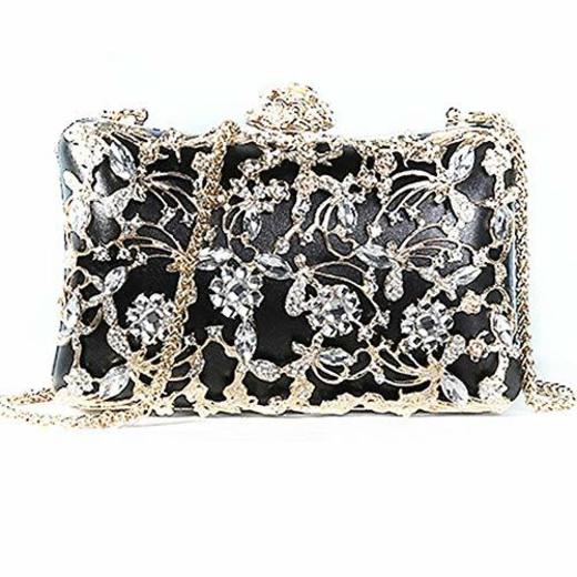 Bolsos de noche para mujer Embrague Dinner Party cadena elegante banquete de