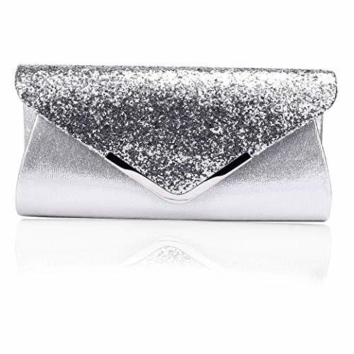 Social Bolsa de Noche Mujer Bolso de Mano Bolso Clutch de Embrague Monedero