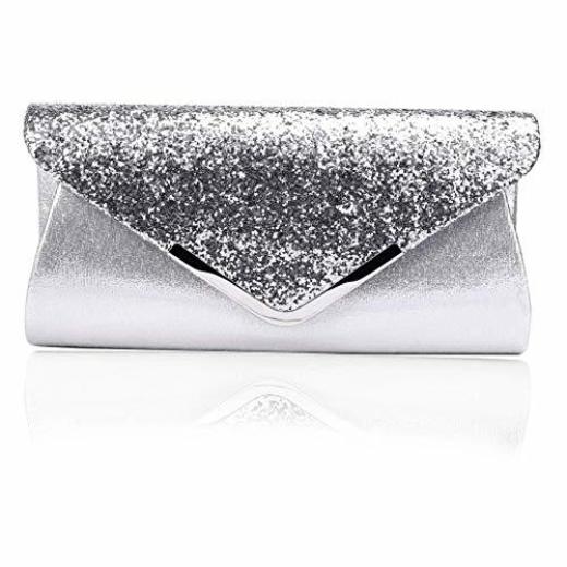 Bolsa de Noche Mujer Bolso de Mano Bolso Clutch de Embrague Monedero