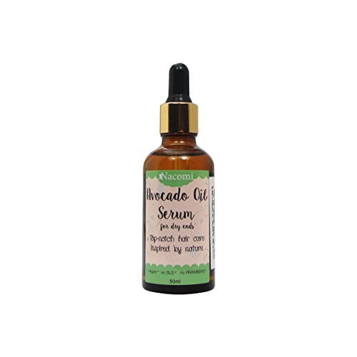 Social Nacomi Natural Vegan Avocado Oil Serum for Dry Ends 50ml