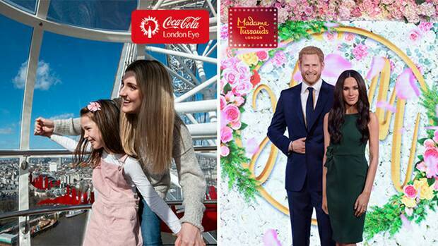 Fashion Bilhetes | London eye & Madame Tussauds 