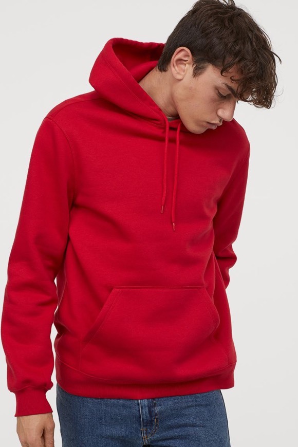 Fashion HOODIE VERMELHO - H&M