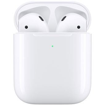 Fashion Auriculares True Wireless Apple AirPods 2019 com Caixa de Ca