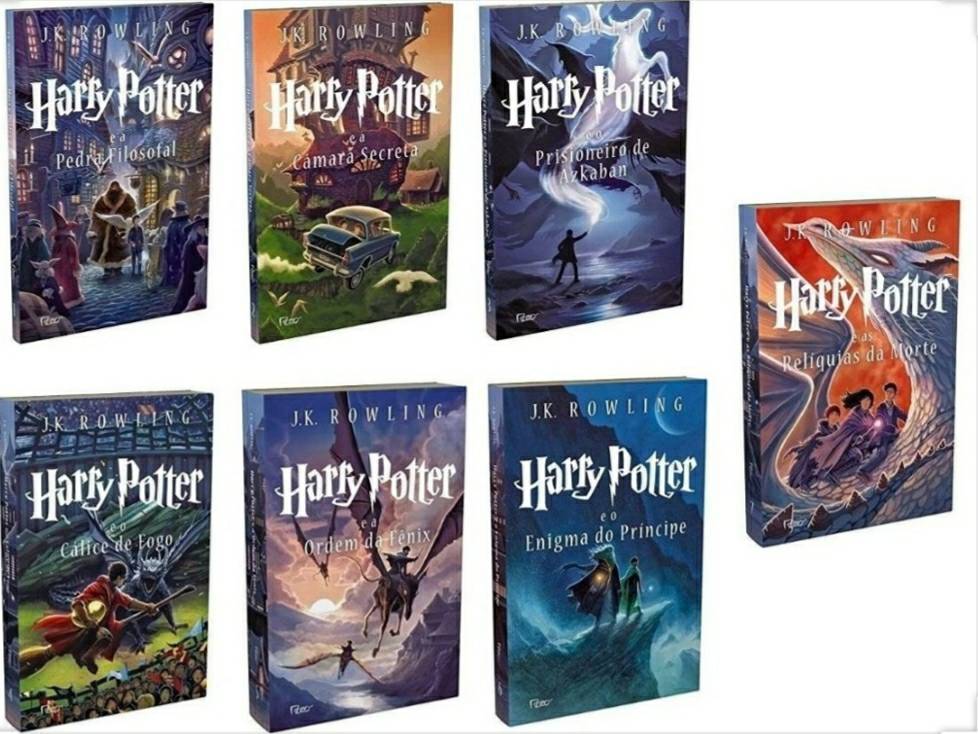 Moda Livro da saga Harry Potter