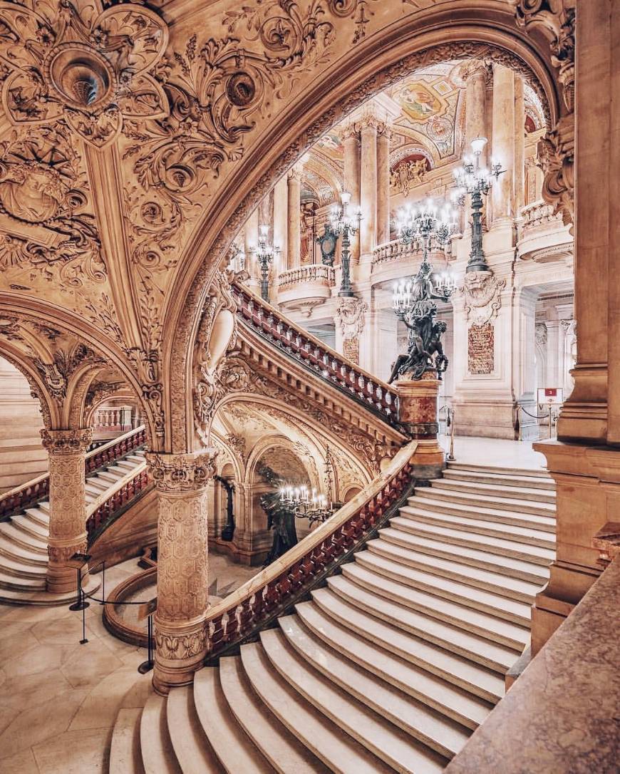 Place Opera Garnier in Paris 