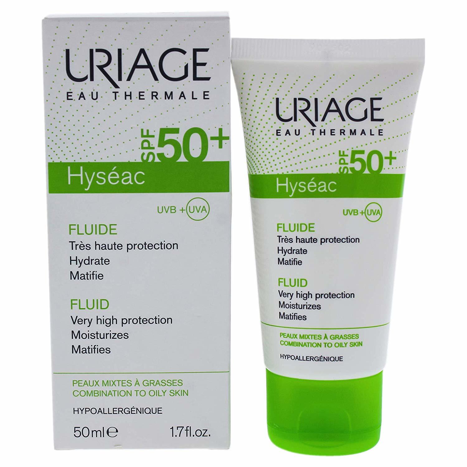 Productos Uriage Hyséac Fluido SPF50+ 50ml