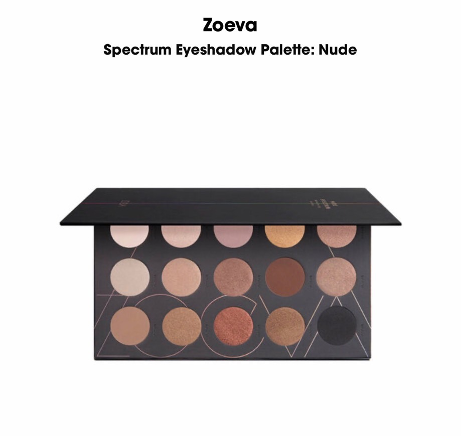 Zoeva palette nude spectrum