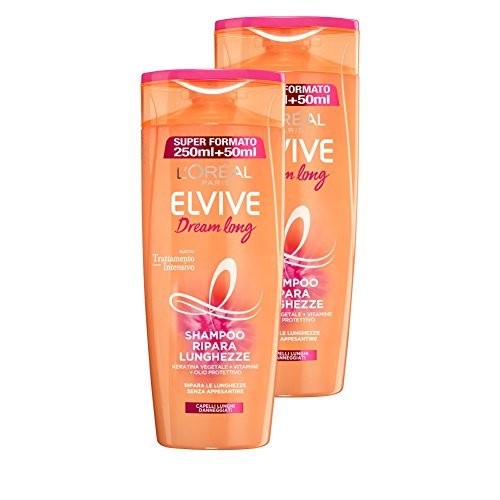 Beauty L 'Oréal Paris Elvive Dream Long Shampoo con keratina vegetal para reparar