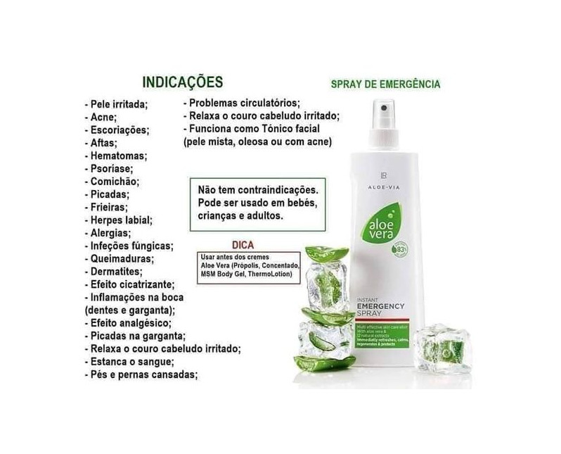 Products Spray de Emergência Aloé Vera 