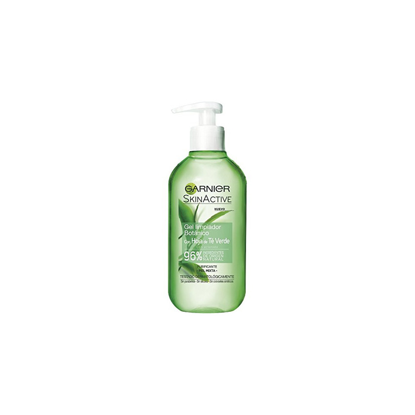 Beauty Garnier SkinActive Gel Limpiador con Hoja de Té Verde