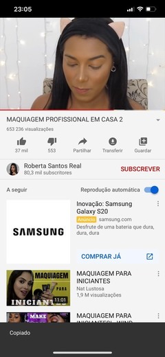 Aprendes muito sobre maquilhagem 