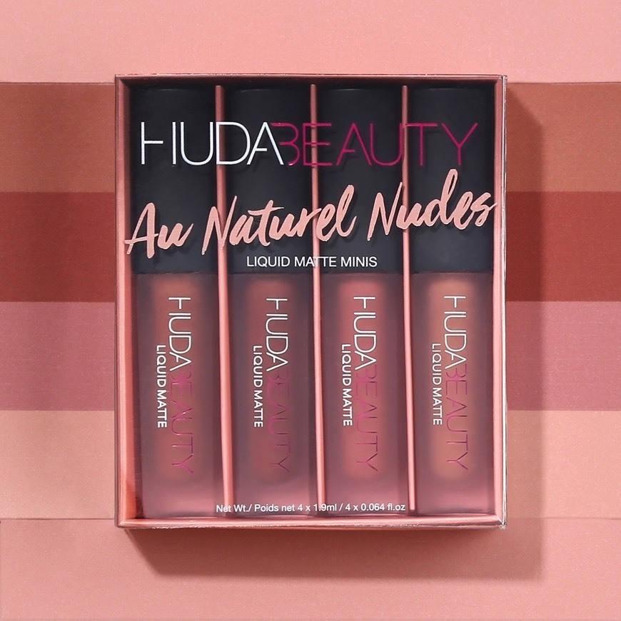 Producto Huda liquid matte mini au naturel nudes