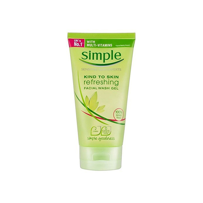 Social Simple Respetuosos Con La Piel Gel Limpiador Facial Refrescante