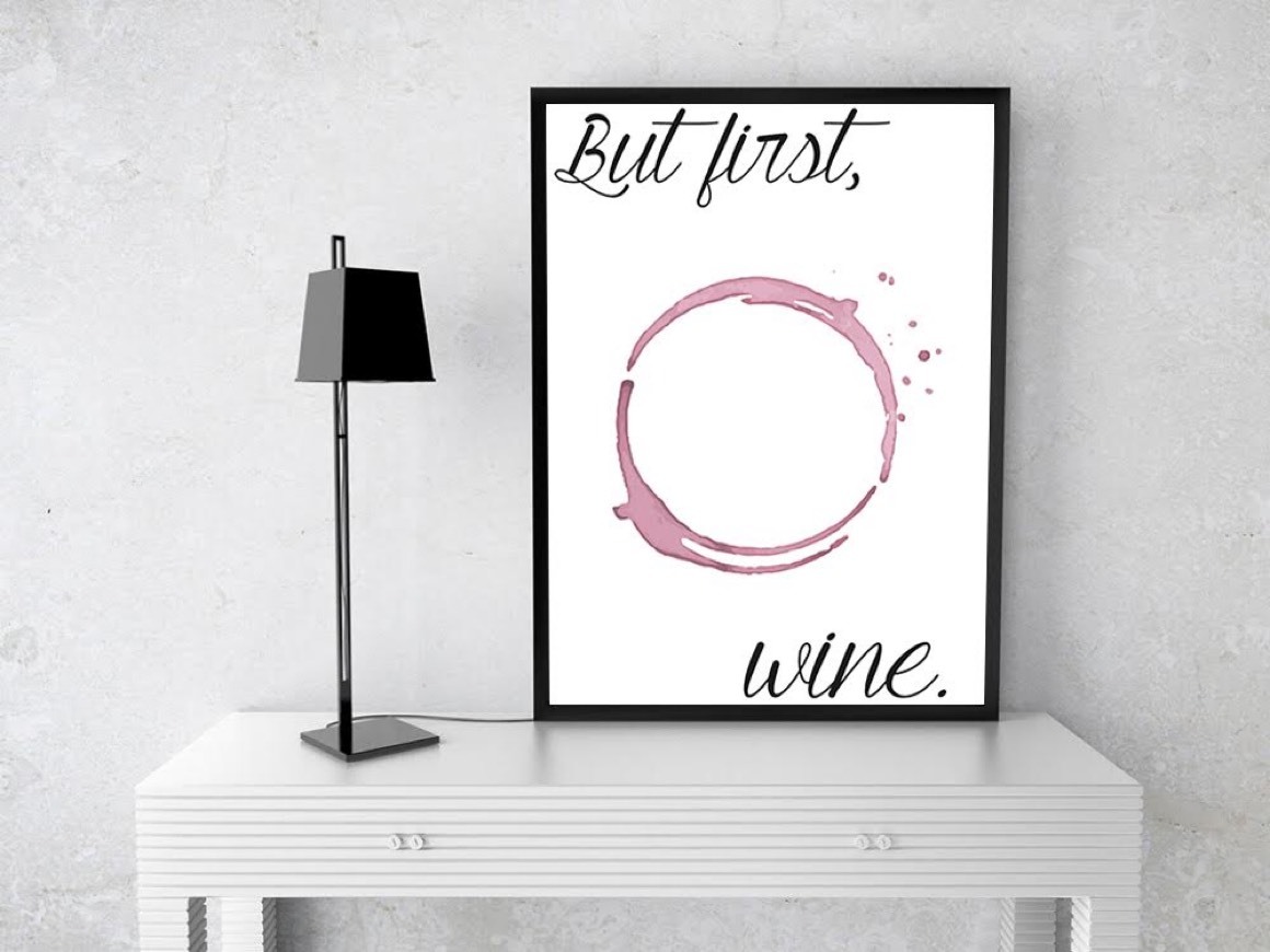 Fashion QUADRO PERSONALIZADO - WINE