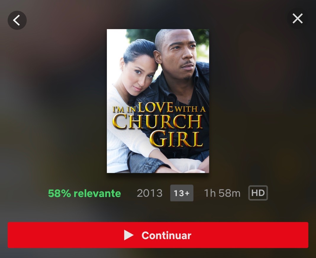 Película I’m in Love with a church girl - Filme Netflix 