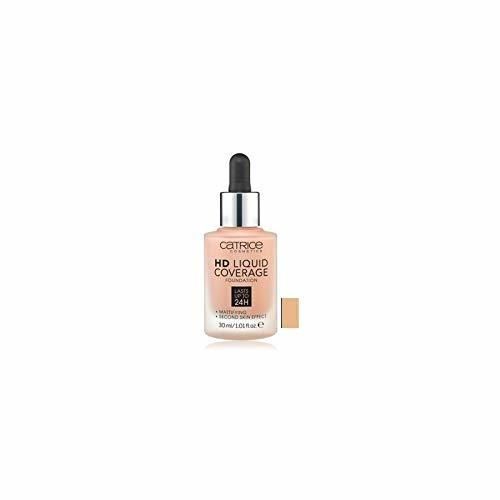 Catrice - base de maquillaje HD Liquid Coverage Warm Beige 40, paquete de