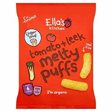 Products Ella's Kitchen Tomato & Leek Melty Puffs