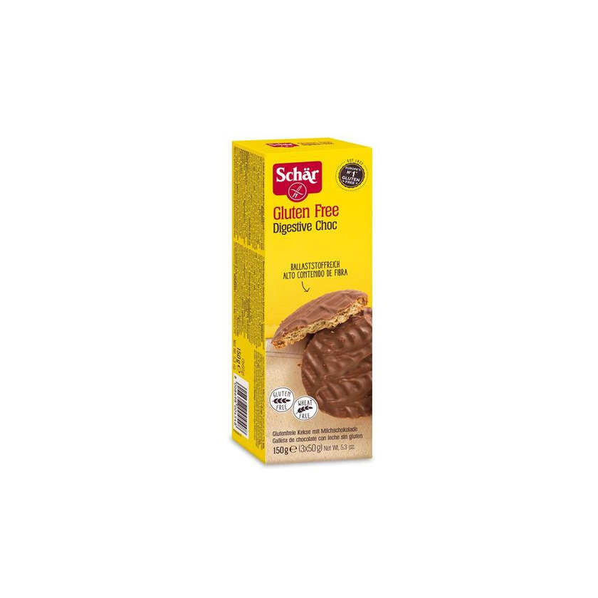 Producto Bolacha com cobertura de chocolate sem glúten 