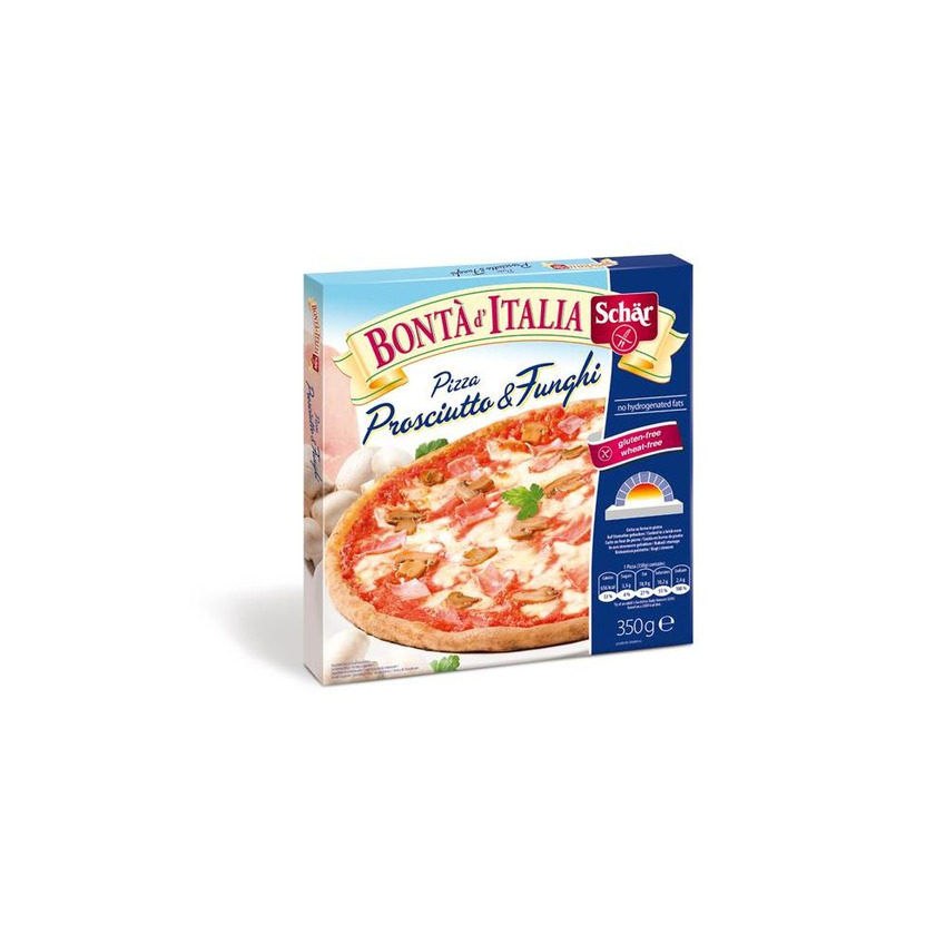 Social Pizza fiambre e cogumelos sem glúten 