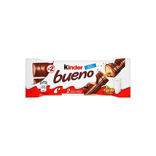 Product Kinder Bueno 2 bars, pack of 30