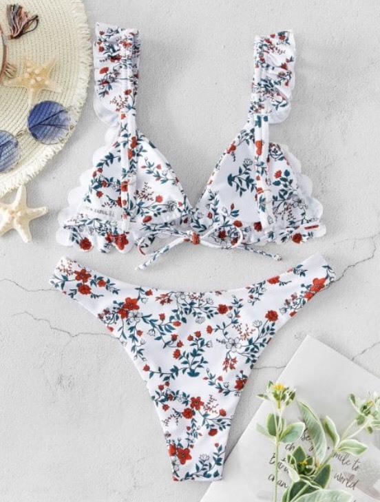 Social Bikini floreado #1 Zaful