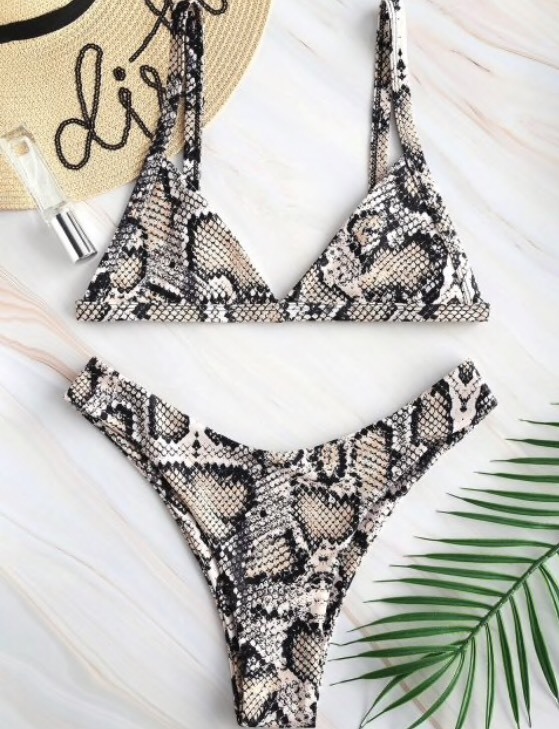 Social Bikini snakeprint skin #1 Zaful