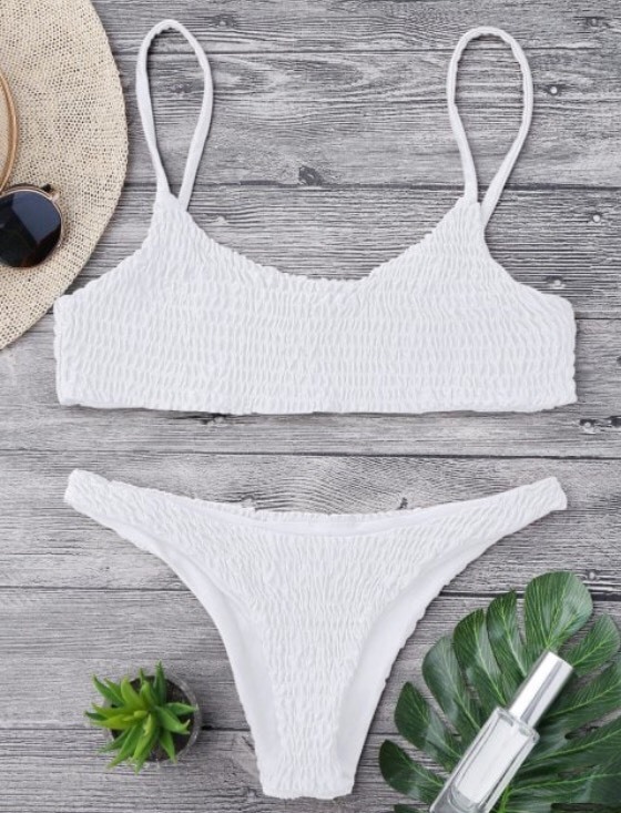 Social Bikini Branco #1 Zaful
