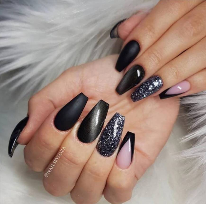 Fashion Black nails ⚫