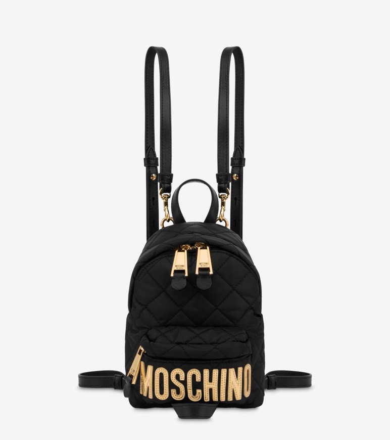 Social MINI QUILTED BACKPACK WITH LOGO