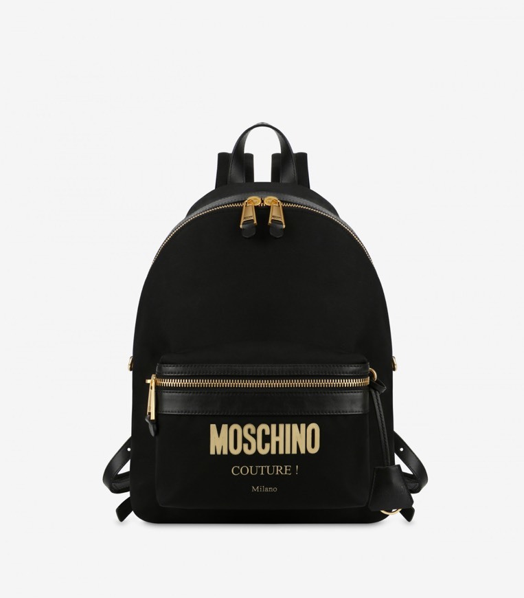 Social MOSCHINO COUTURE NYLON BACKPACK