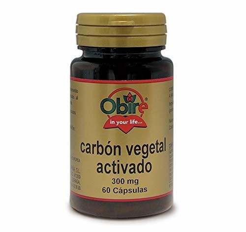 Carbón vegetal activado 300 mg 60 cápsulas