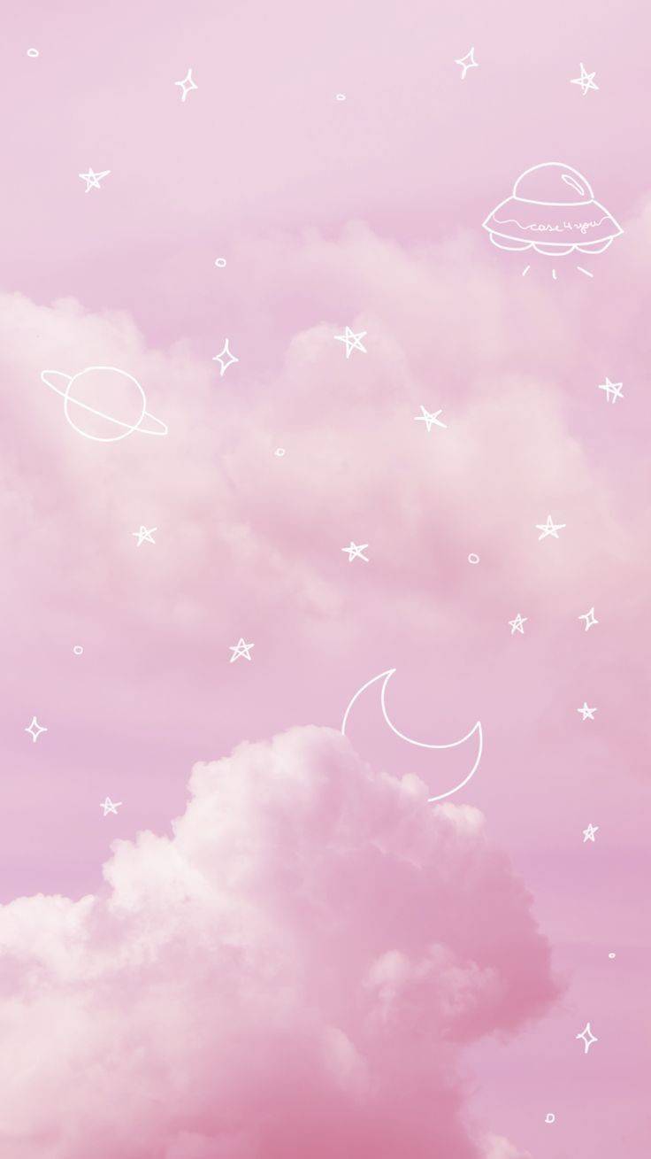 Moda Pink sky Wallpaper 