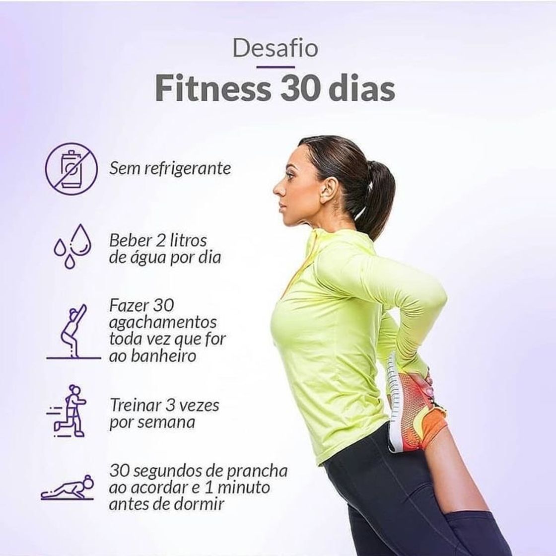 Moda desafio fitness