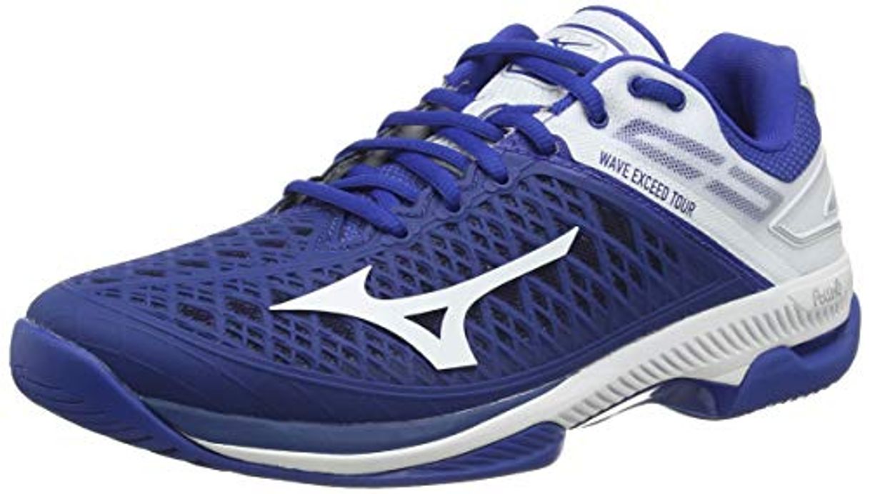 Fashion Mizuno Wave Exceed Tour 4 AC, Zapatillas de Tenis Unisex Adulto, Azul