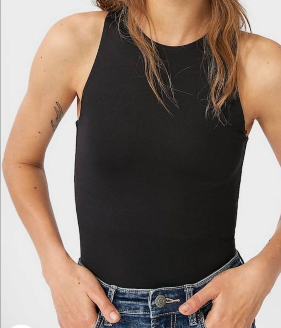 Social Body gola halter - Moda de mulher