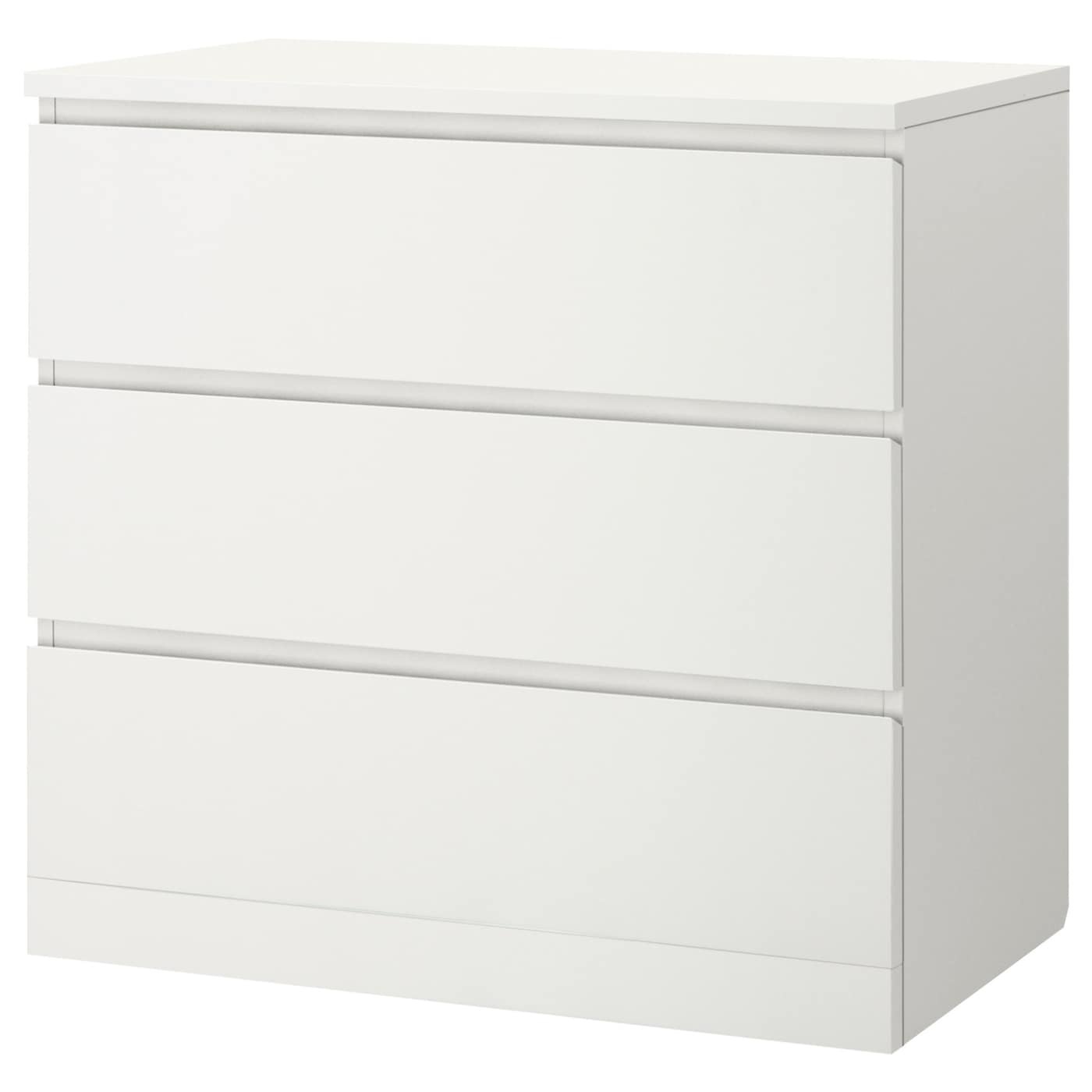 Moda MALM Cómoda c/3 gavetas - branco - IKEA