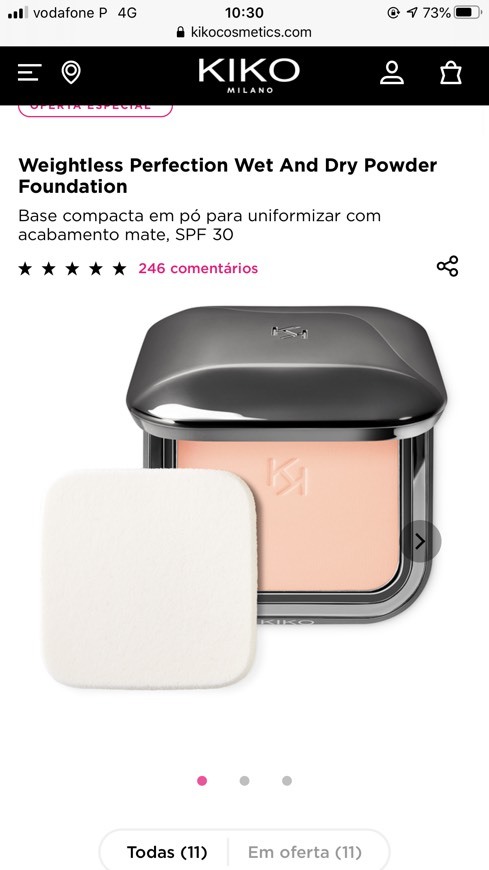 Producto Weightless Perfection Wet And Dry Powder Foundation 