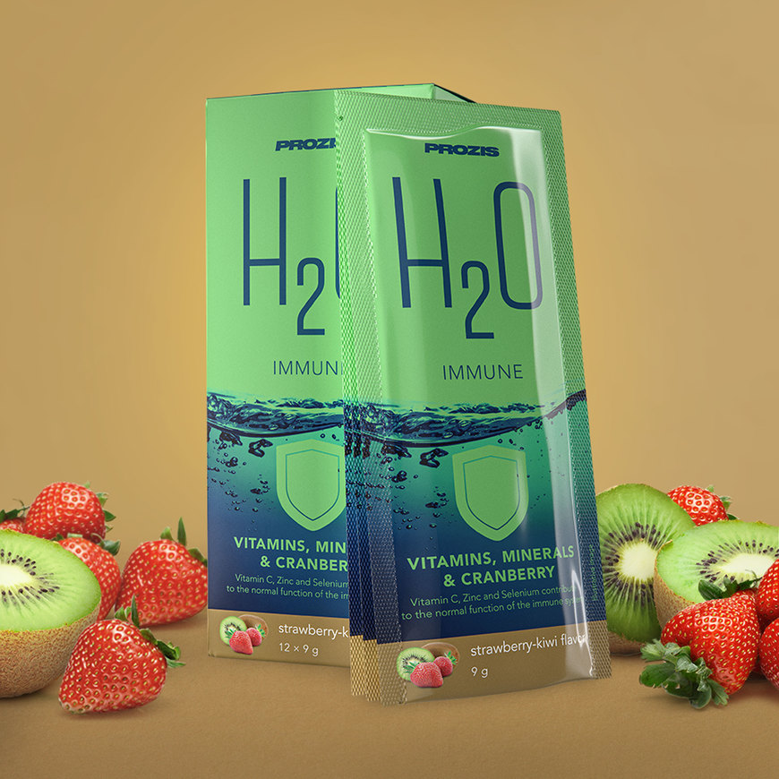 Producto 12 x H2O Immune 9g 