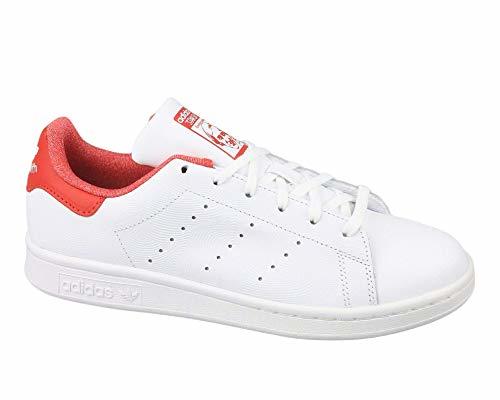 Moda adidas Stan Smith J, Zapatillas de Deporte Unisex Niños, Blanco