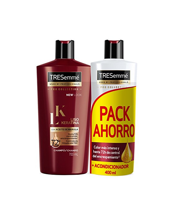 Producto Tresemmé Liso Keratina Pack Champú Y Acondicionador