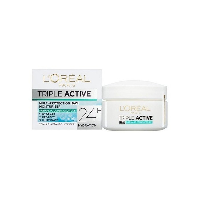 Belleza L'Oréal Paris Triple Active Day Multi-Protection Moisturiser 50ml