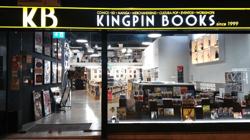 Lugar KINGPIN Books