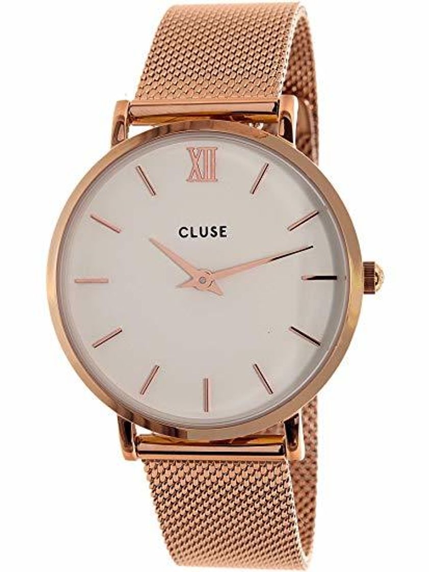 Moda Cluse Reloj Analógico Automático para Mujer con Correa de Acero Inoxidable