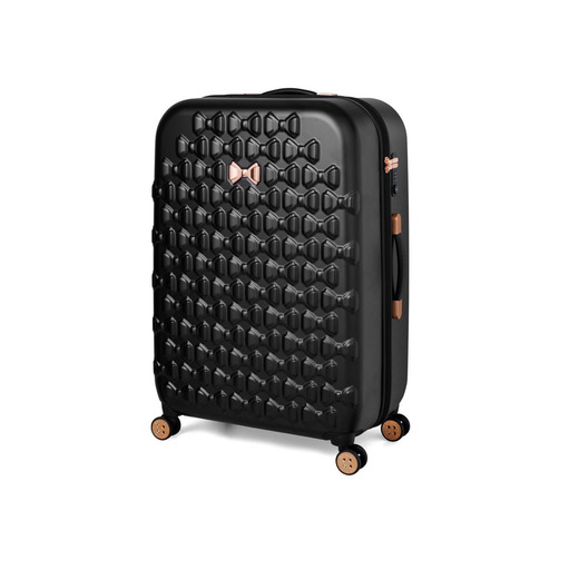 Beau Large 4 Wheel Trolley Suitcase Black • Voisins Department ...