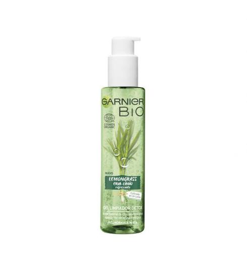 Garnier BIO Gel Limpiador Detox Lemongrass con Agua de Flor de Aciano