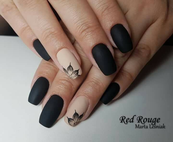 Fashion Black nails 🖤